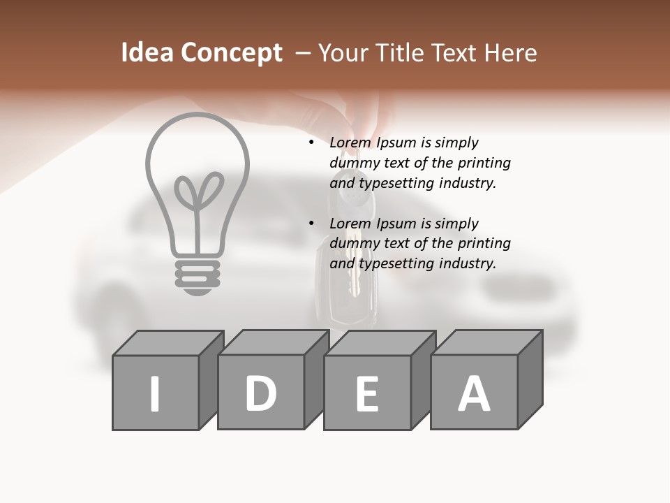 Success Open Automobile PowerPoint Template