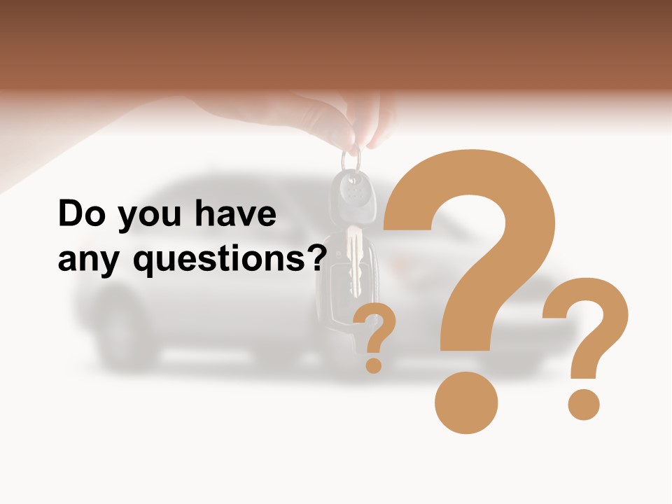 Success Open Automobile PowerPoint Template