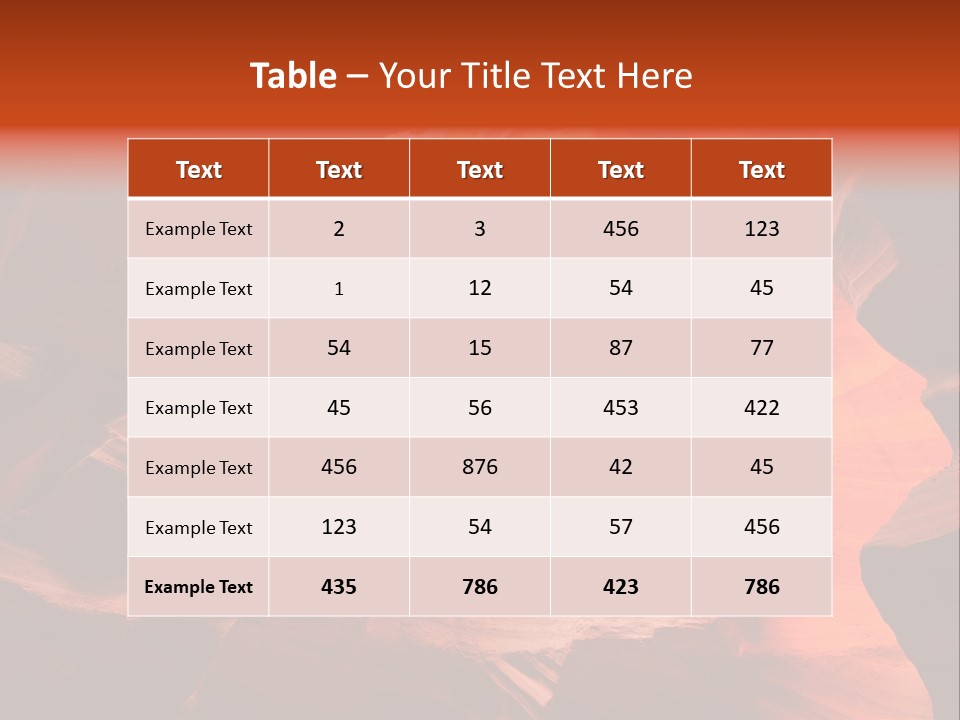 Geology Curve West PowerPoint Template