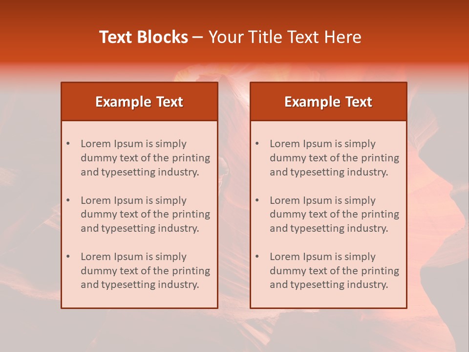 Geology Curve West PowerPoint Template