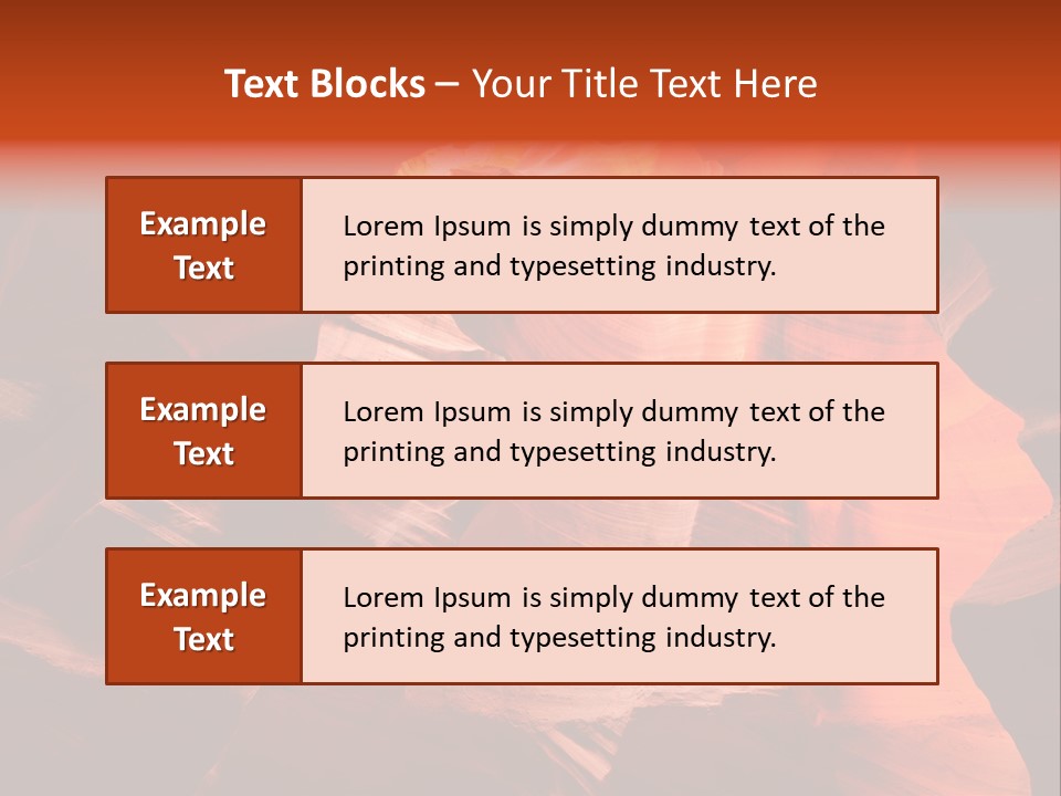 Geology Curve West PowerPoint Template