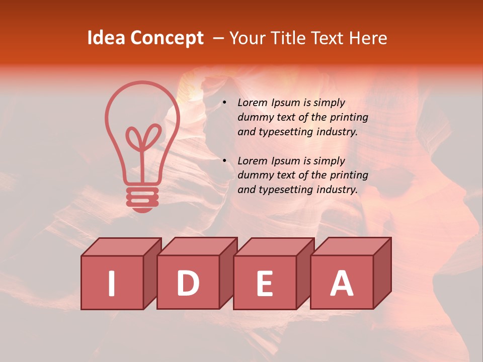 Geology Curve West PowerPoint Template