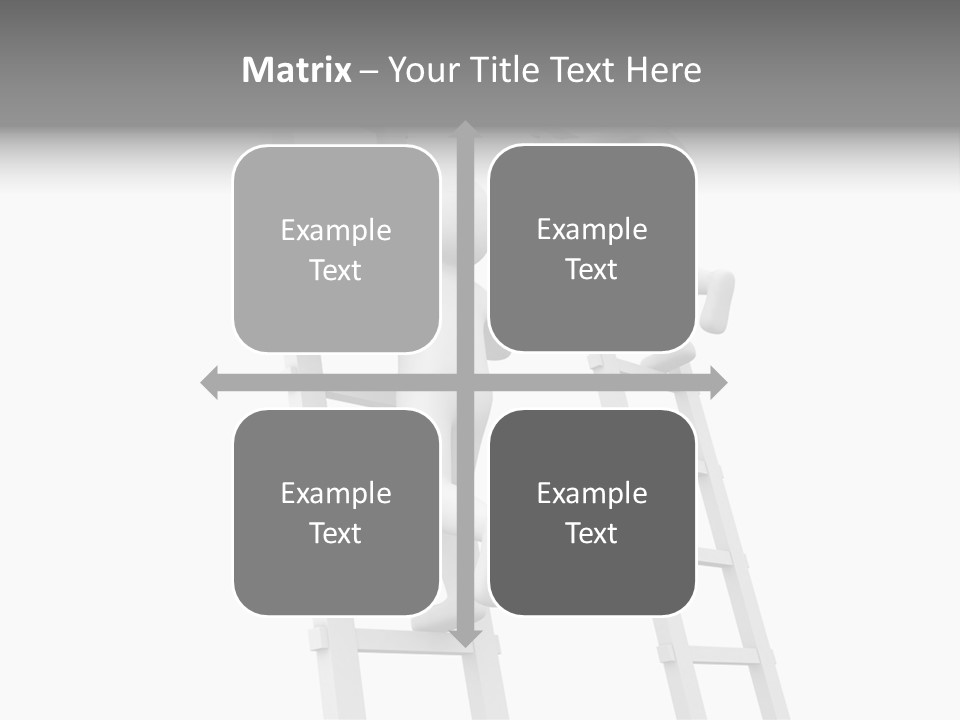 Character Rival Compete PowerPoint Template