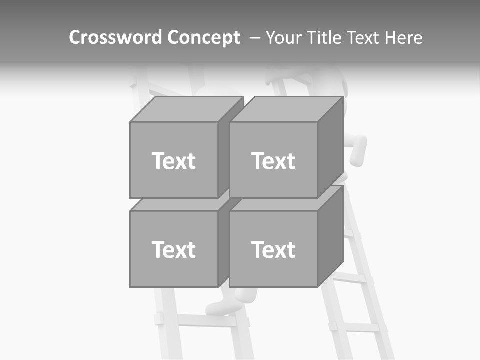Character Rival Compete PowerPoint Template