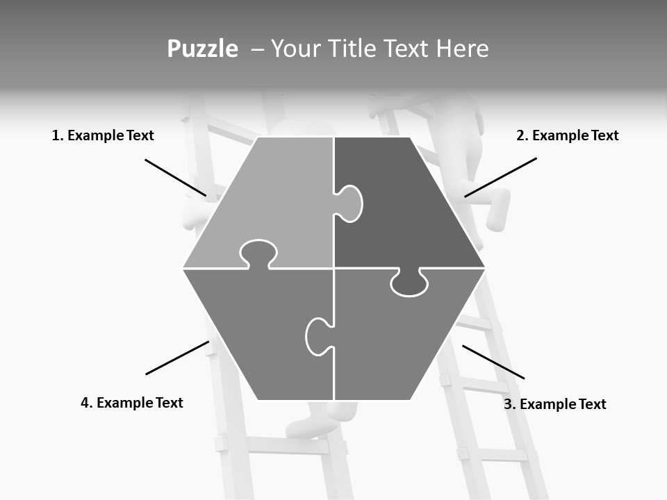 Character Rival Compete PowerPoint Template