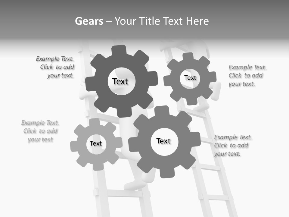 Character Rival Compete PowerPoint Template