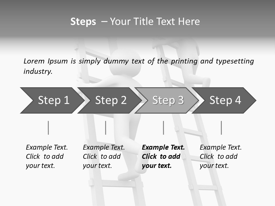Character Rival Compete PowerPoint Template