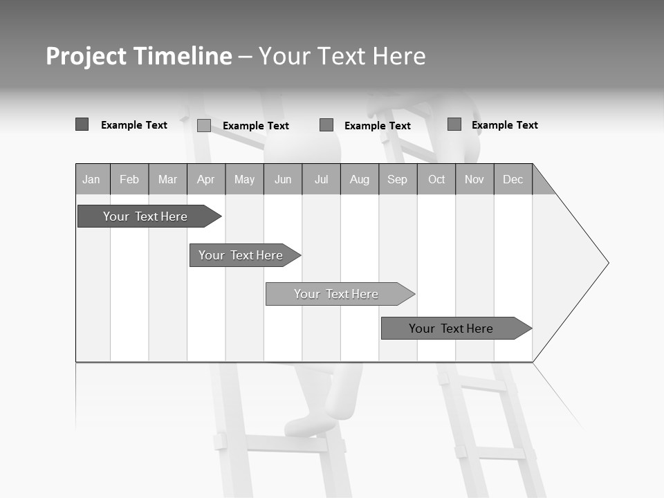 Character Rival Compete PowerPoint Template