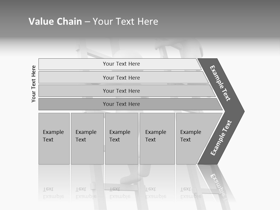 Character Rival Compete PowerPoint Template