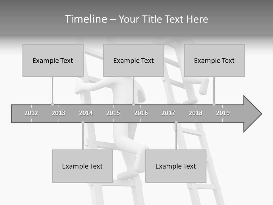 Character Rival Compete PowerPoint Template