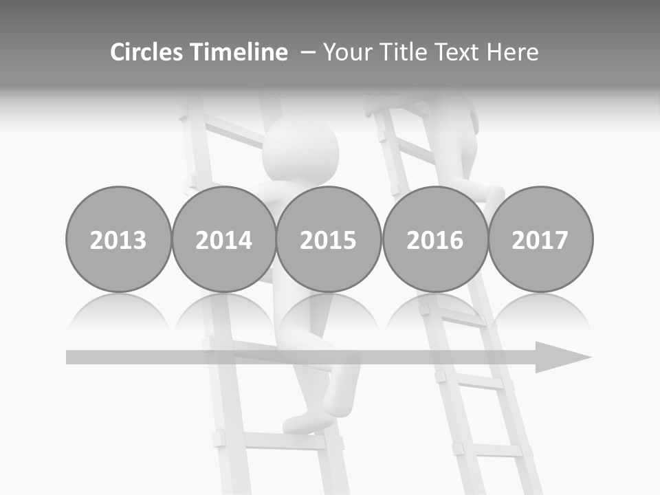 Character Rival Compete PowerPoint Template