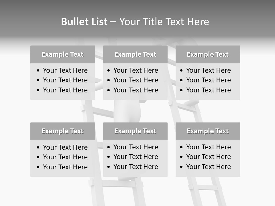 Character Rival Compete PowerPoint Template