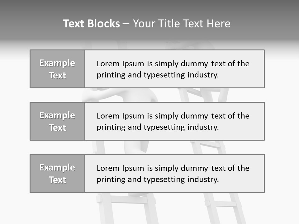Character Rival Compete PowerPoint Template