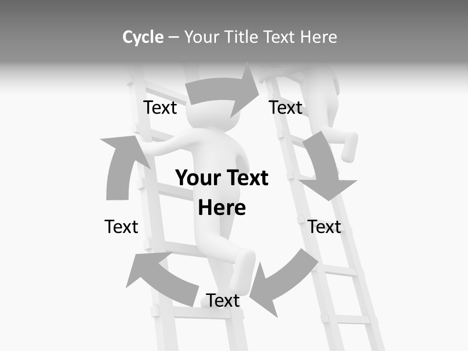 Character Rival Compete PowerPoint Template