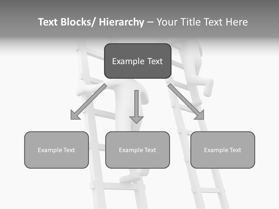 Character Rival Compete PowerPoint Template