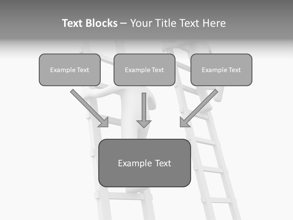 Character Rival Compete PowerPoint Template