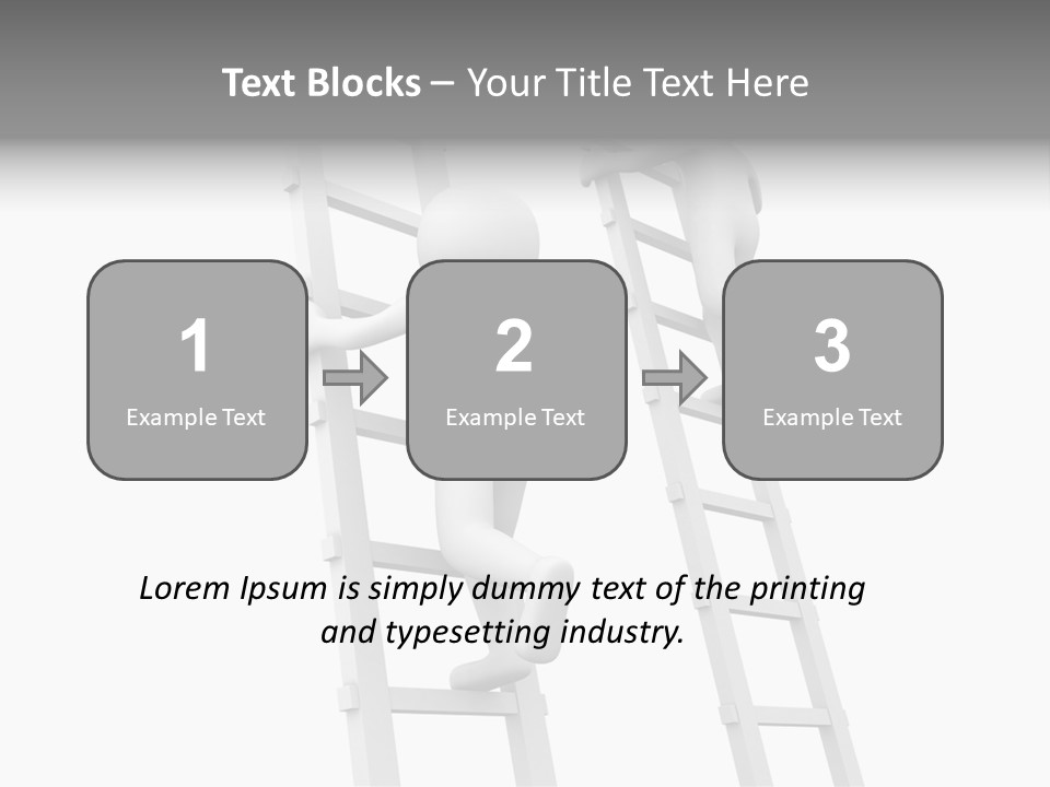 Character Rival Compete PowerPoint Template