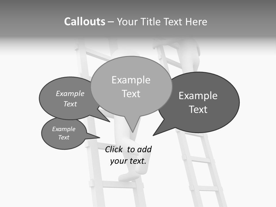 Character Rival Compete PowerPoint Template