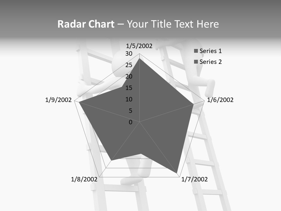 Character Rival Compete PowerPoint Template