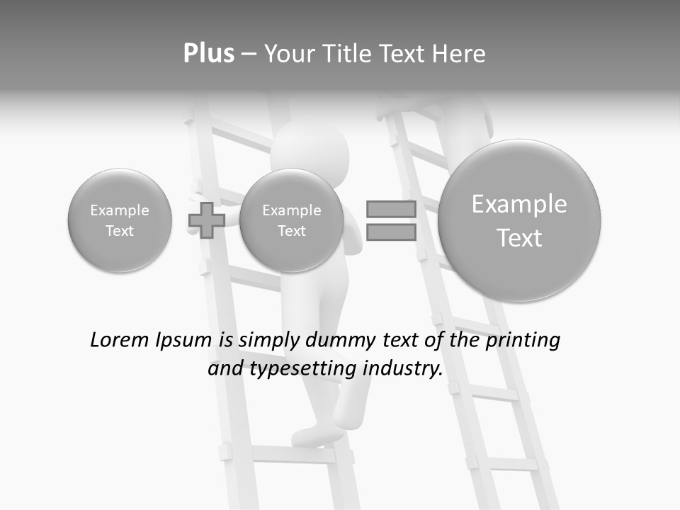 Character Rival Compete PowerPoint Template