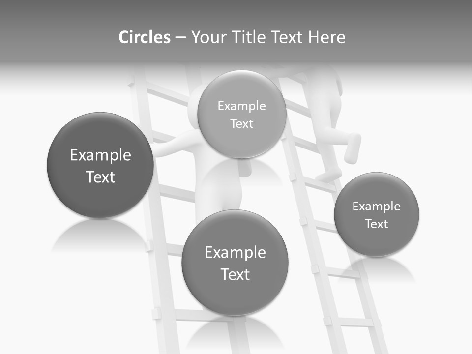 Character Rival Compete PowerPoint Template