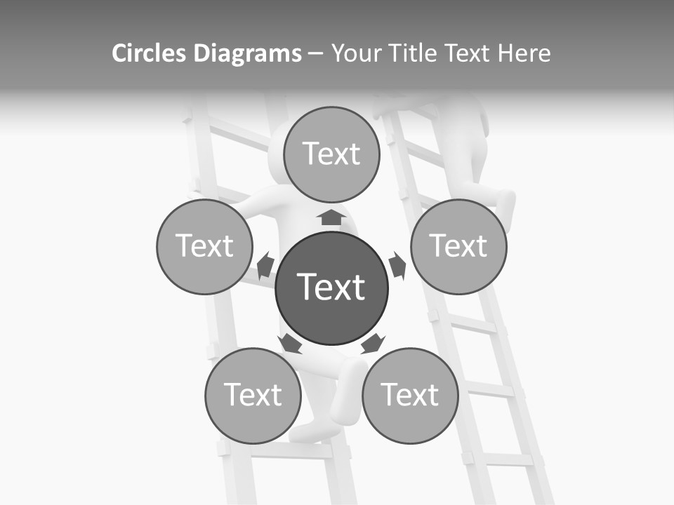 Character Rival Compete PowerPoint Template