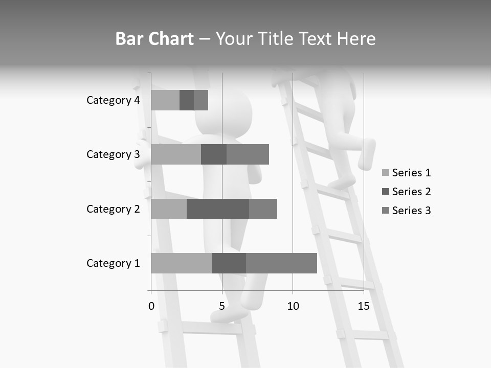 Character Rival Compete PowerPoint Template