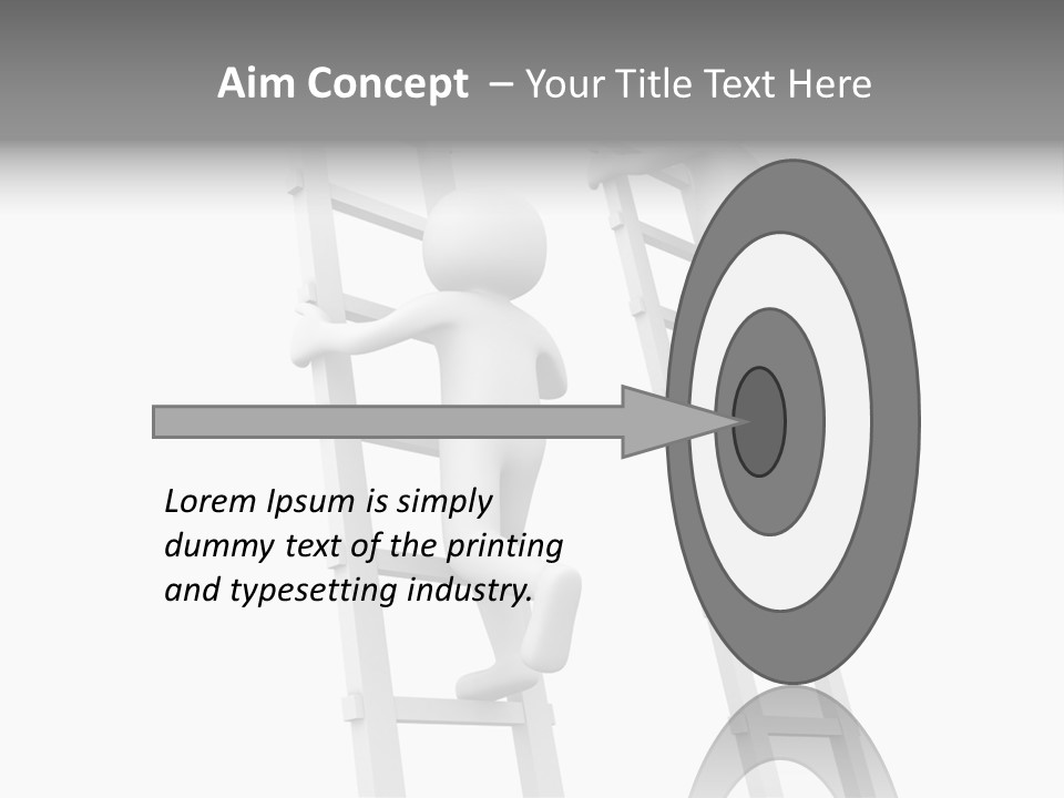 Character Rival Compete PowerPoint Template