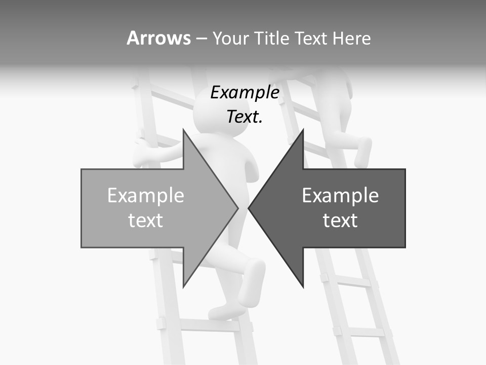 Character Rival Compete PowerPoint Template