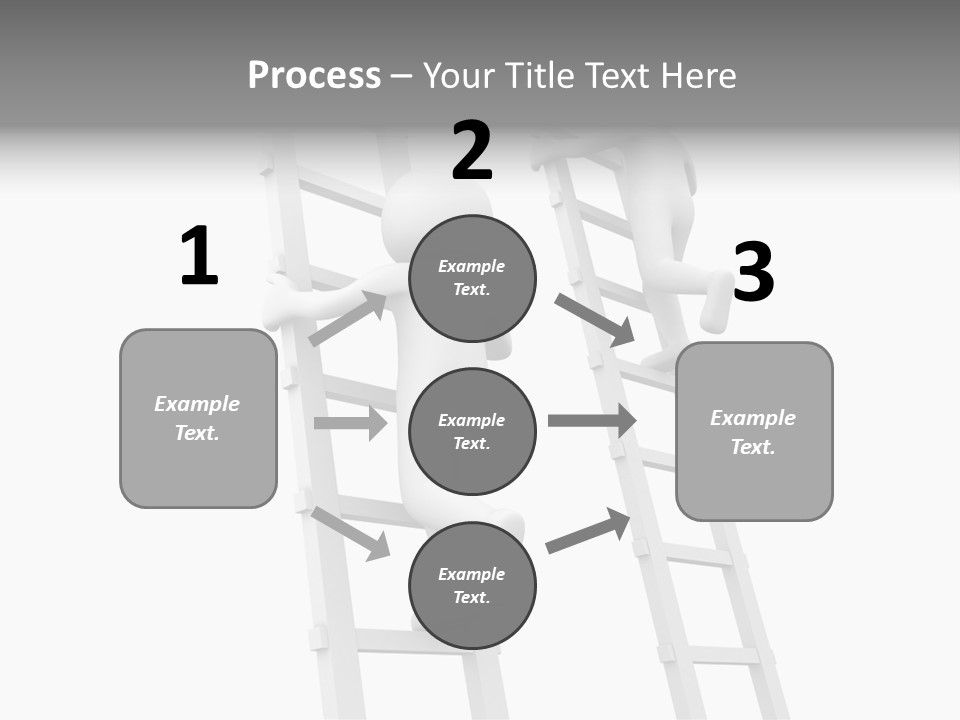 Character Rival Compete PowerPoint Template