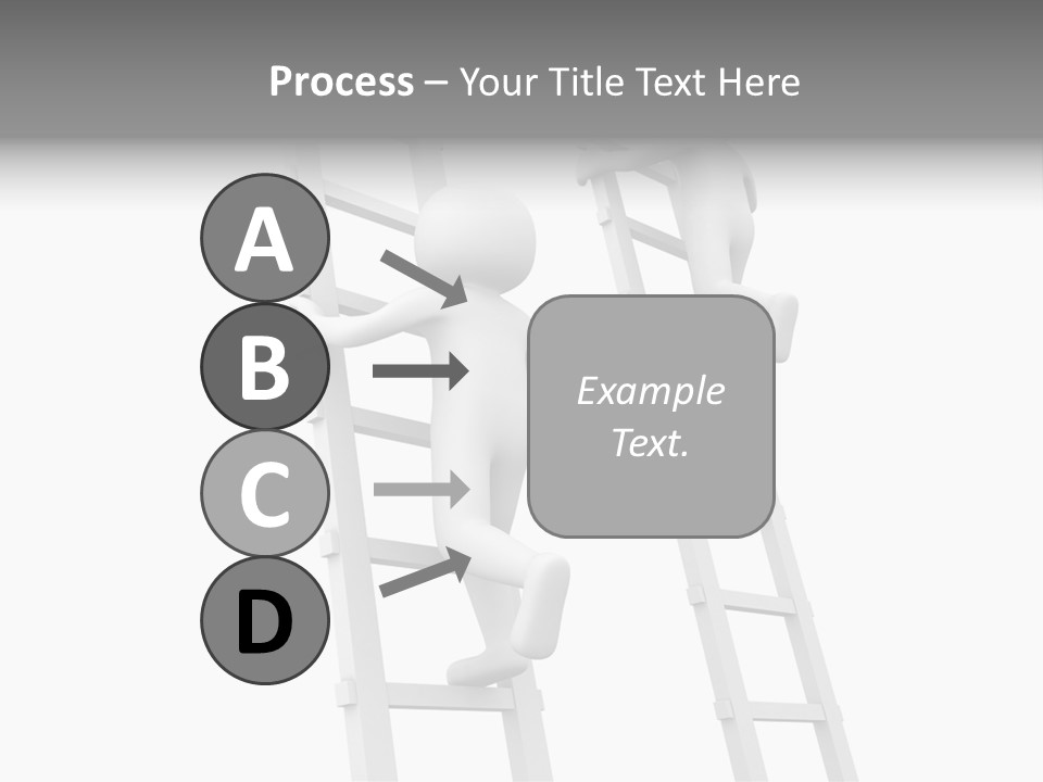 Character Rival Compete PowerPoint Template