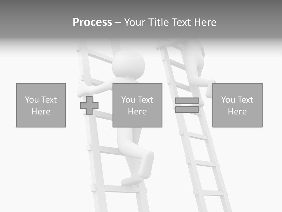 Character Rival Compete PowerPoint Template