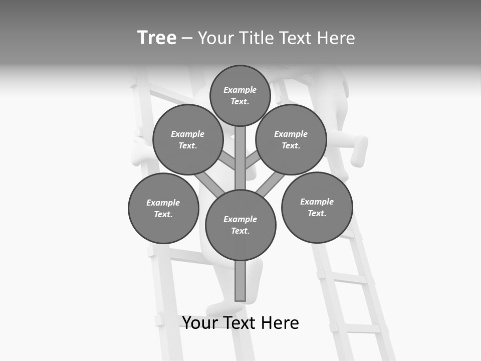 Character Rival Compete PowerPoint Template