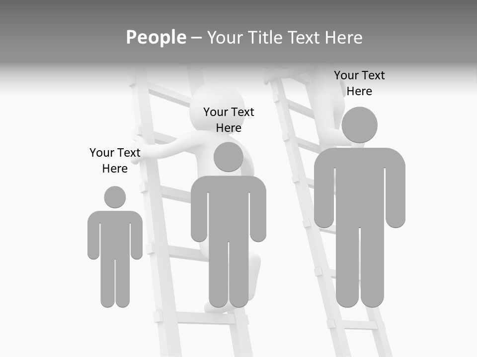 Character Rival Compete PowerPoint Template