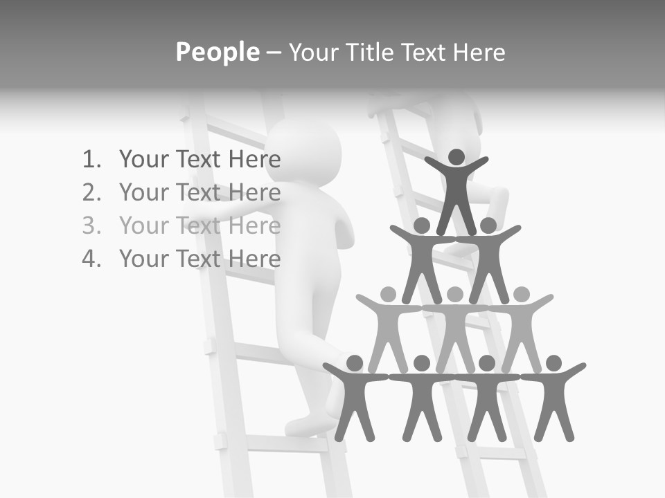 Character Rival Compete PowerPoint Template