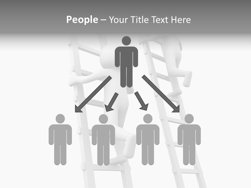 Character Rival Compete PowerPoint Template