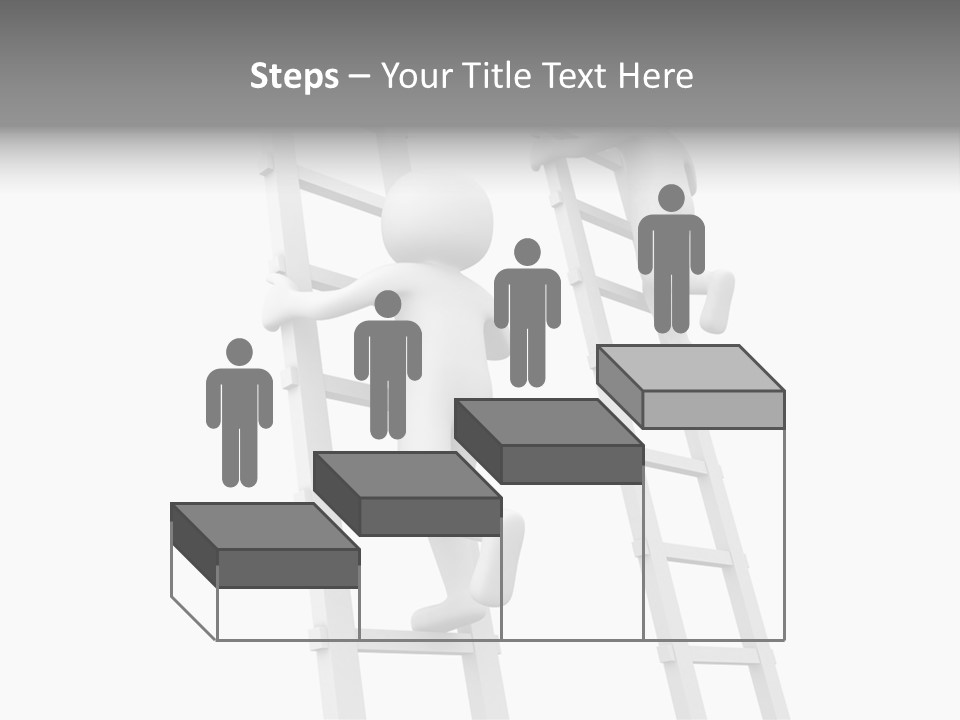 Character Rival Compete PowerPoint Template