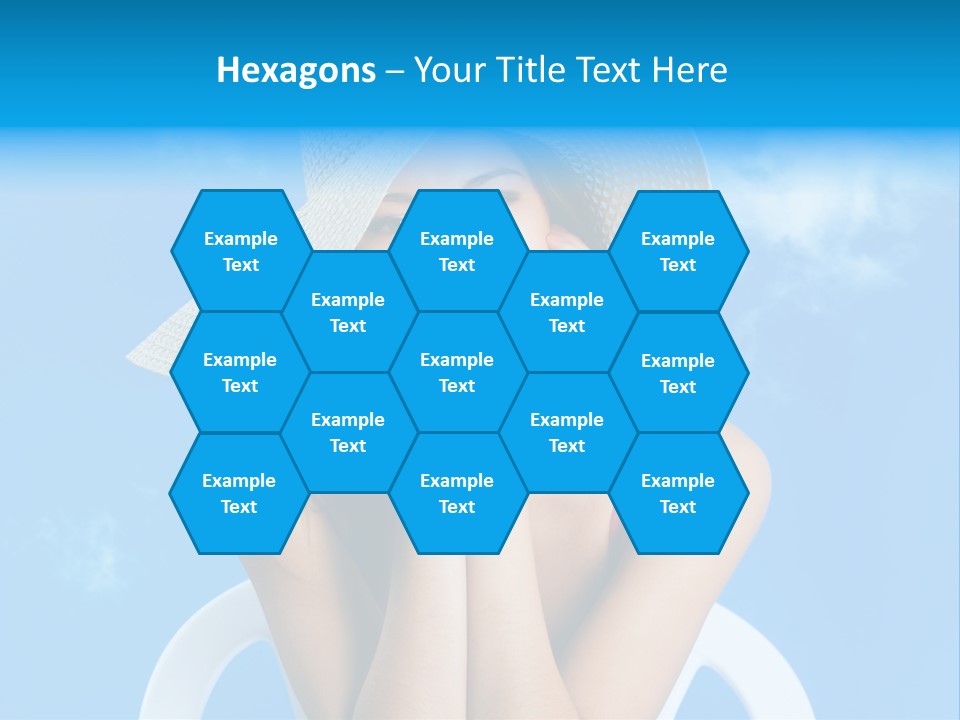 Summer Portrait Bathing Suit PowerPoint Template