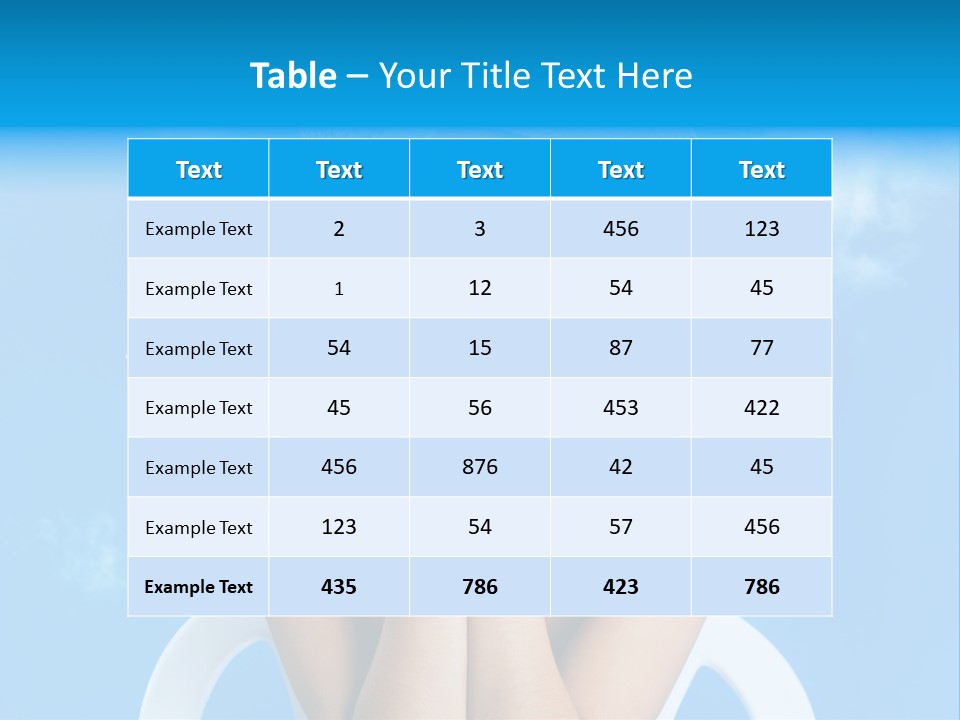 Summer Portrait Bathing Suit PowerPoint Template