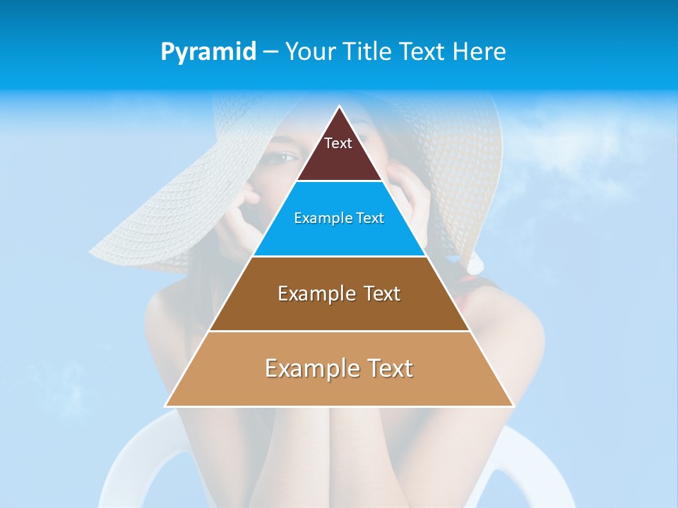 Summer Portrait Bathing Suit PowerPoint Template