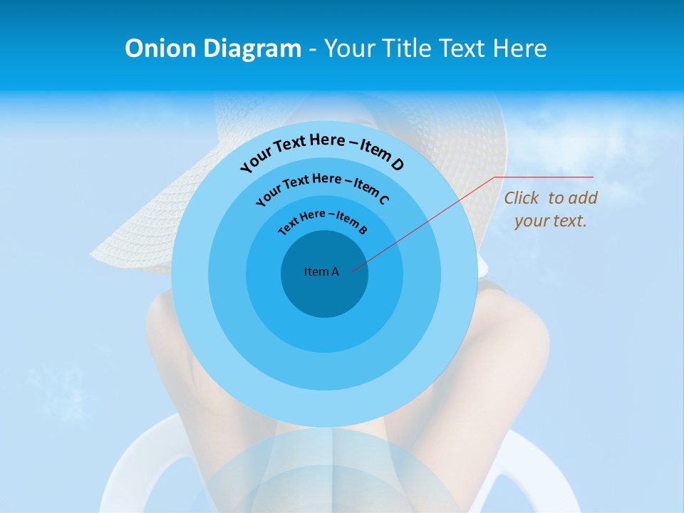 Summer Portrait Bathing Suit PowerPoint Template