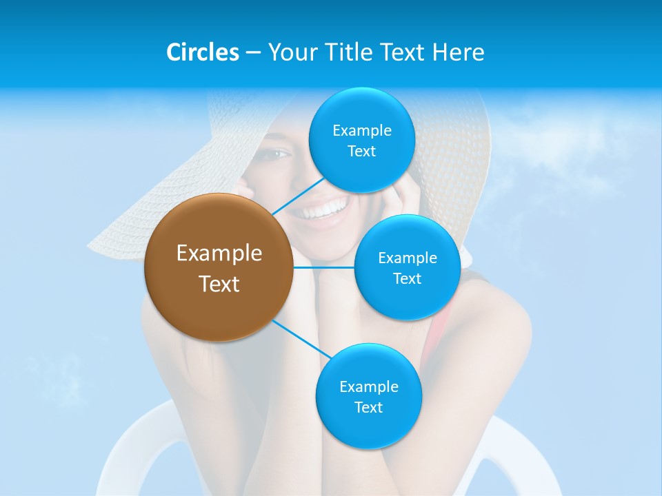 Summer Portrait Bathing Suit PowerPoint Template