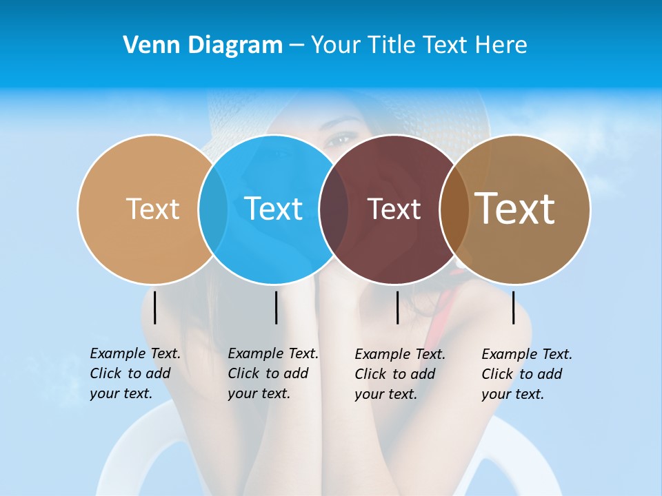 Summer Portrait Bathing Suit PowerPoint Template