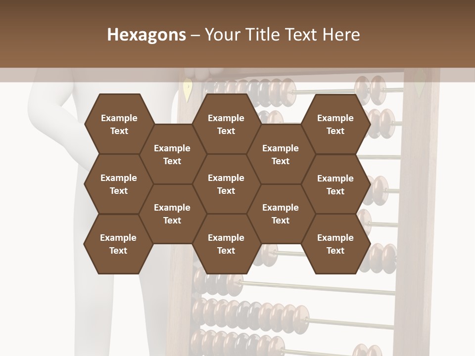 Wooden Mathematics Graphic PowerPoint Template