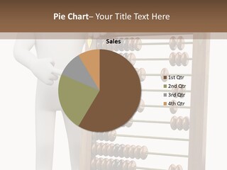 Wooden Mathematics Graphic PowerPoint Template