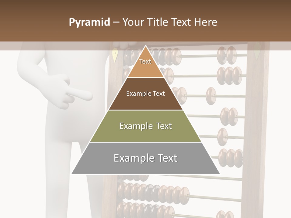 Wooden Mathematics Graphic PowerPoint Template