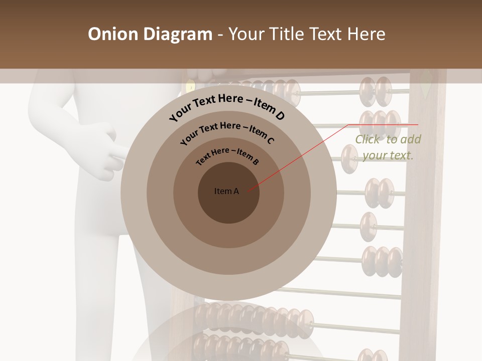 Wooden Mathematics Graphic PowerPoint Template