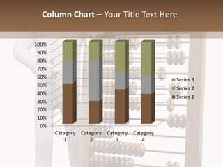 Wooden Mathematics Graphic PowerPoint Template