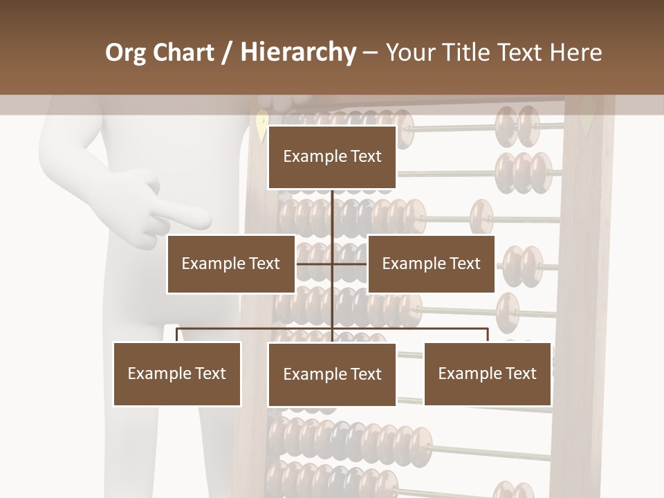 Wooden Mathematics Graphic PowerPoint Template
