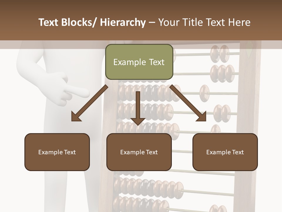 Wooden Mathematics Graphic PowerPoint Template
